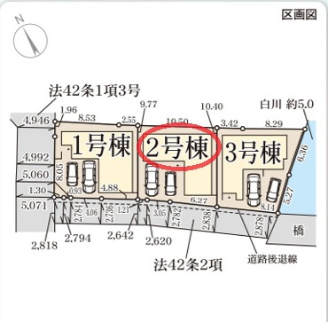 【区画図】 | リーブルガーデン京都市左京区北白川仕伏町 | 区画図