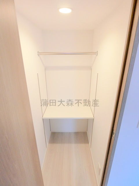 スタイリオ蒲田WESTの収納|洋室4.8帖　収納　ウォークインクローゼット