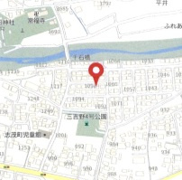 日の出町平井　売地の地図