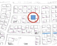 日の出町平井　売地の地図