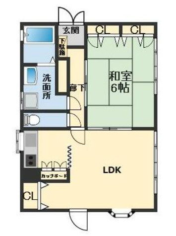 書写長野平屋の間取り