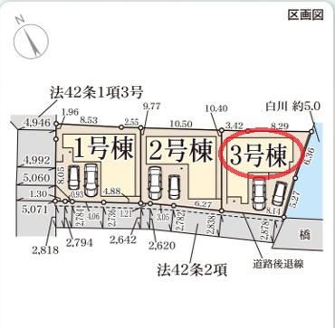 【区画図】 | リーブルガーデン京都市左京区北白川仕伏町 | 区画図
