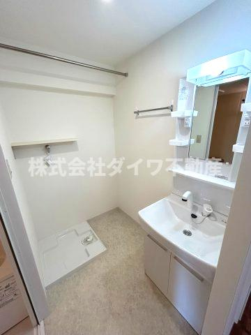 緑ヶ丘マンションの洗面所