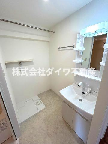 緑ヶ丘マンションの洗面所