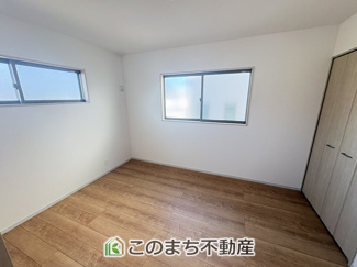 【洋室】 | いろどりアイタウン栃木市藤岡町藤岡24-P4　3号棟 | 2面採光の明るい室内♪