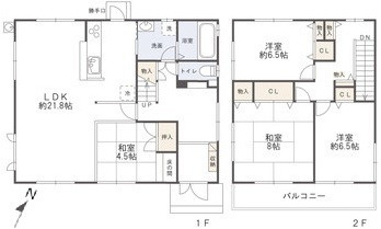 廿日市市地御前４丁目の間取り