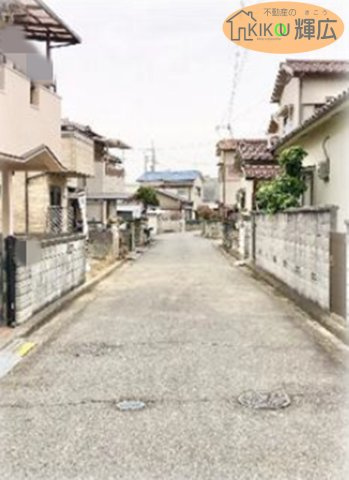 【前面道路含む現地写真】 | 明石市大久保町森田　土地