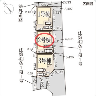 【区画図】 | リーブルガーデン亀岡篠町篠上西裏 | 区画図