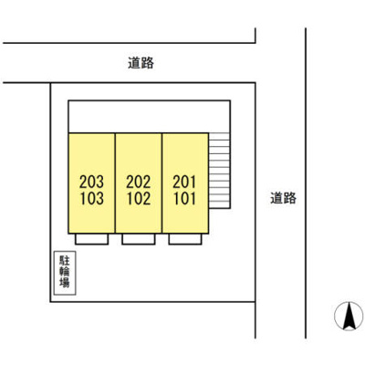 【駐車場】 | コーポ向日葵