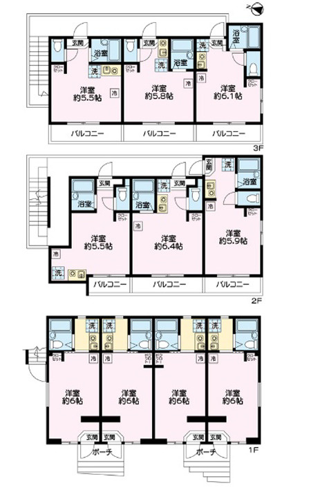 中野区本町２丁目一棟アパート