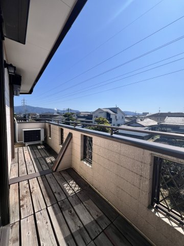 横手新町戸建てのバルコニー