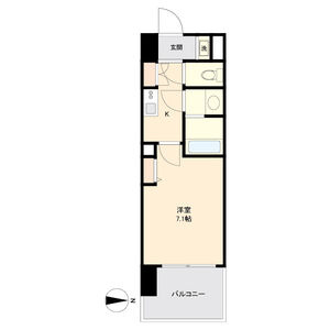 名古屋市中川区山王１丁目の賃貸マンションの間取り