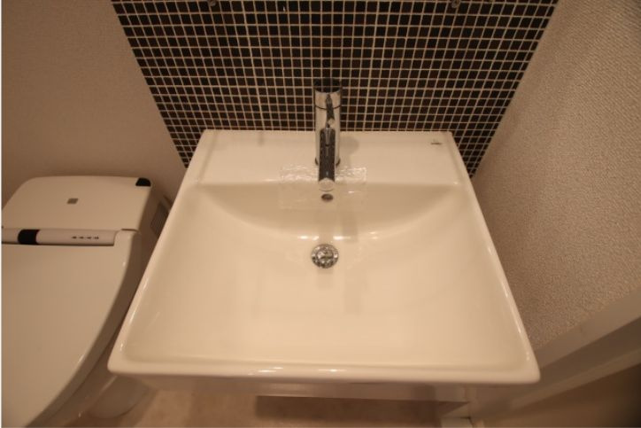 名古屋市中川区山王１丁目の賃貸マンションの洗面所|※別号室参考写真