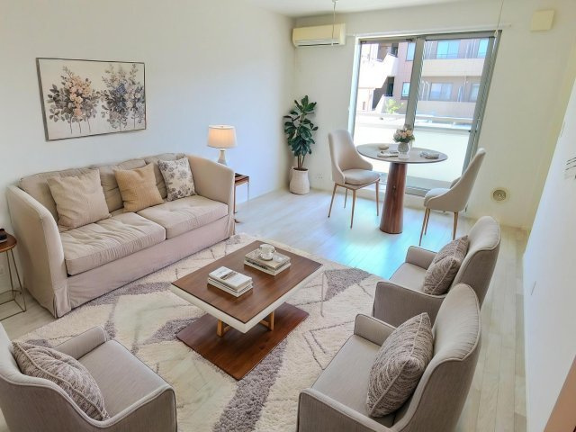 コート アルカディアの居間・リビング|CG家具のため実際は家具が付きません。