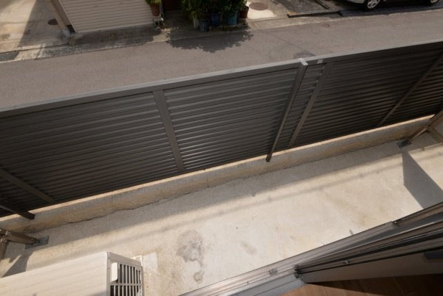 モカメゾン六甲のバルコニー