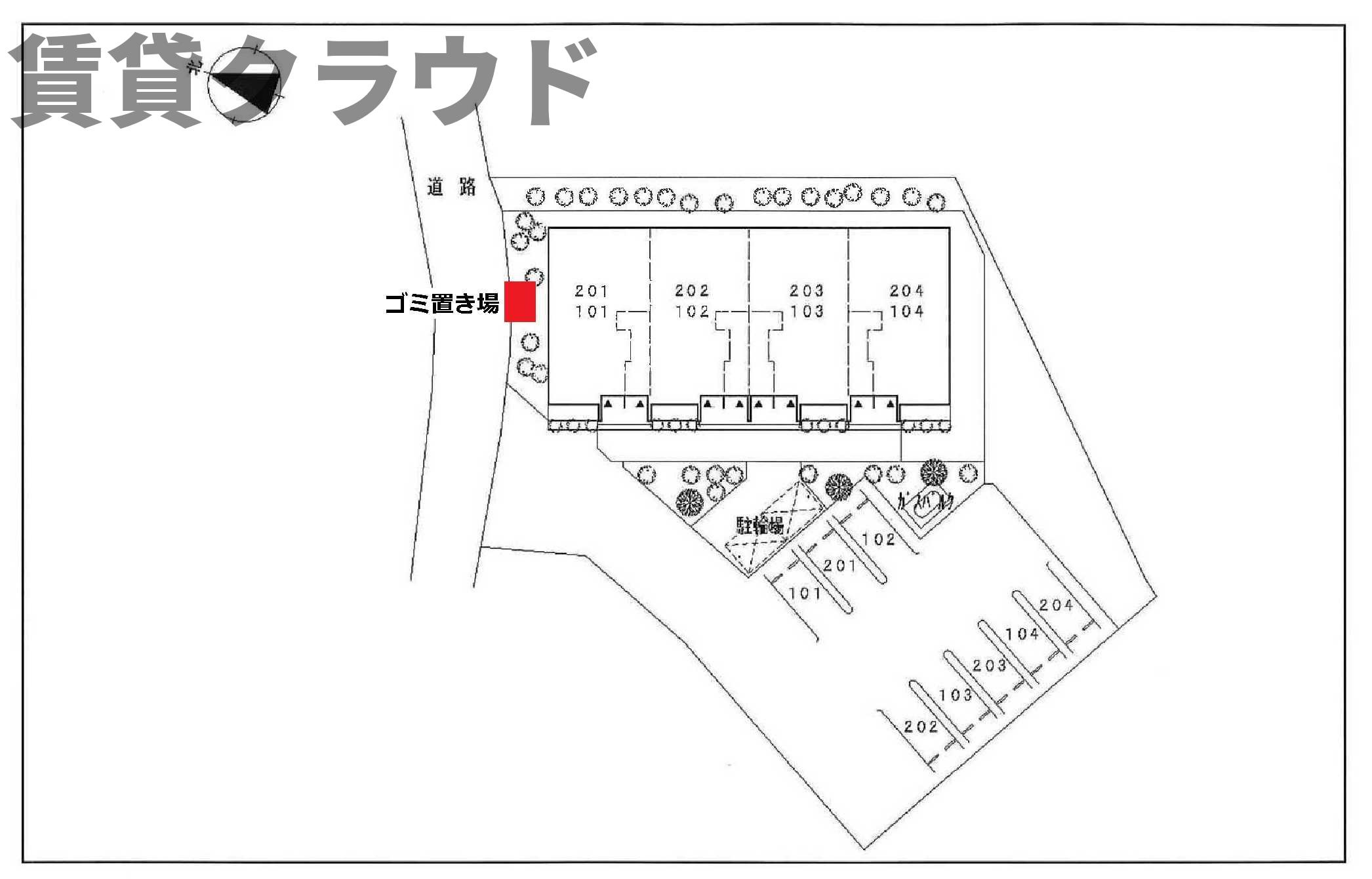 クレストヒルズⅡの区画図
