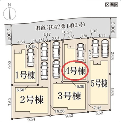 【区画図】 | リーブルガーデン松原天美西２期 | 区画図