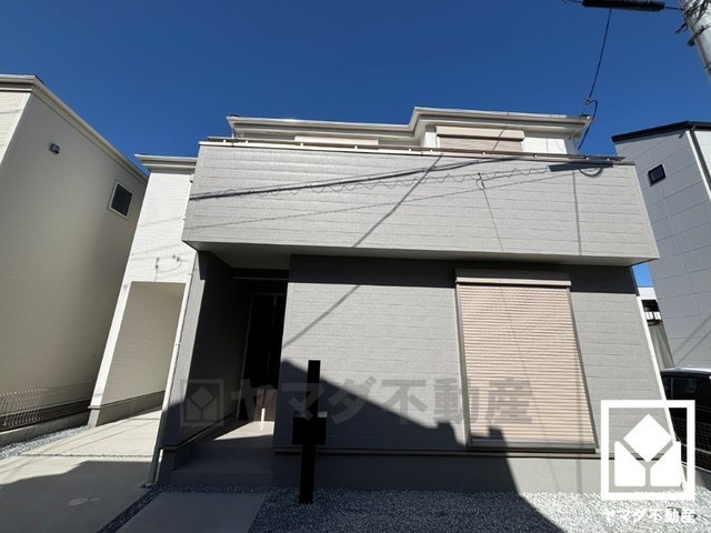 尼崎市大島1丁目の外観|落ち着いた色合いと品のあるデザイン。帰るたびに安心感を感じられる佇まい。