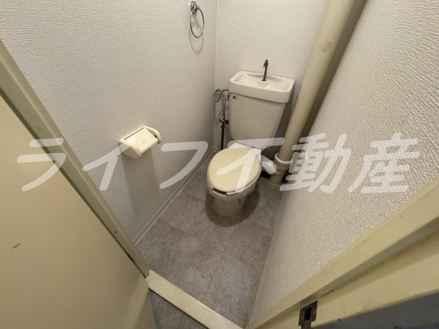サンハイツ稲田のトイレ|ゆったりとした空間のトイレです
