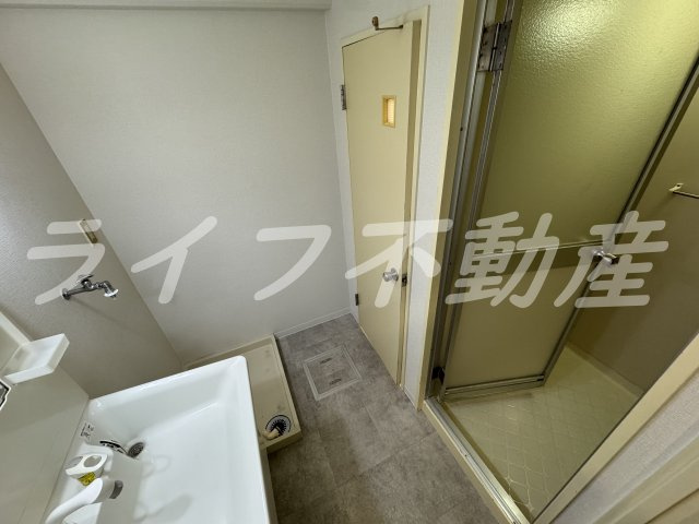 サンハイツ稲田の洗面所|広い洗面スペース
