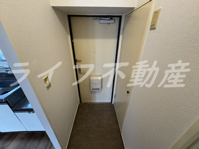 サンハイツ稲田の玄関|ゆったりとした玄関です
