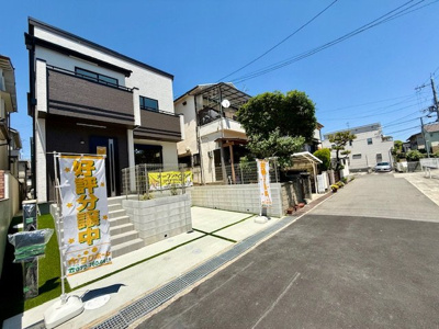 【前面道路含む現地写真】 | 池田市荘園二丁目新築戸建
