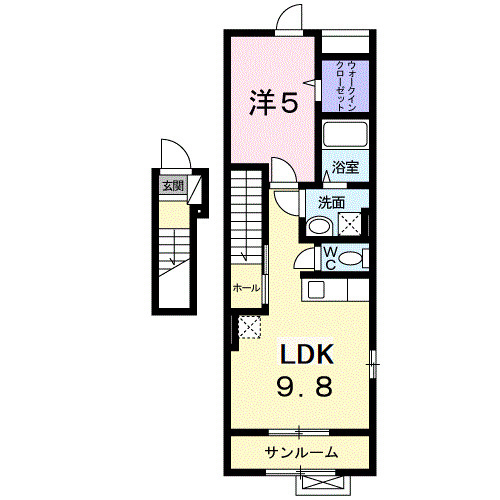 クローバー　ハウスの間取り|間取図