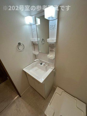 【洗面所】 | キャメル上福岡A | 202号室写真