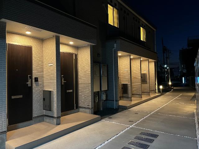 槙の家の外観|外観写真（夜）