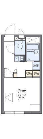 レオパレスＭ　Ｔｒｅｅ　Ⅴの間取り