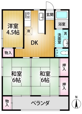 ミラージュ千本の間取り