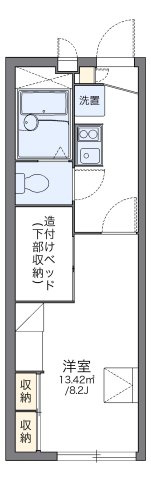 レオパレスＭａｒｂｌｅの間取り