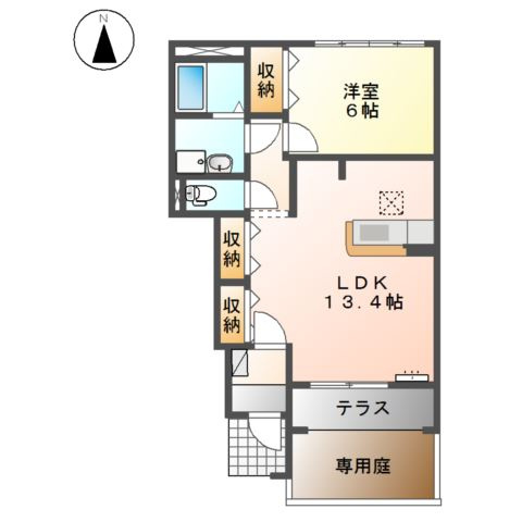 ルビコン・ドゥーエの間取り