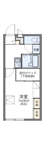 レオパレスセレーノの間取り