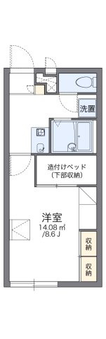 レオパレスＭ　＆　Ｋの間取り