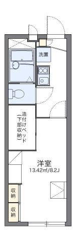 レオパレス根方の間取り