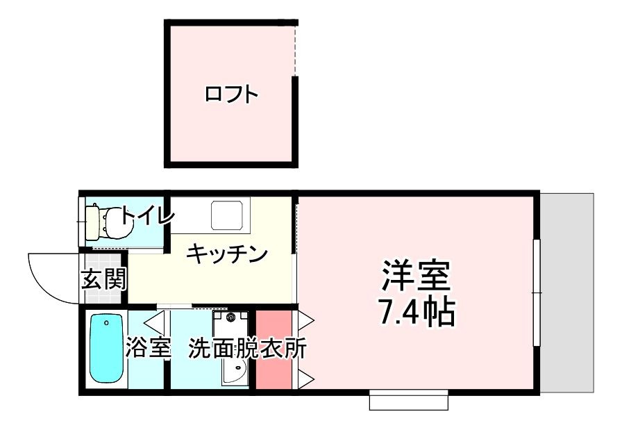 ベラミ唐原の間取り
