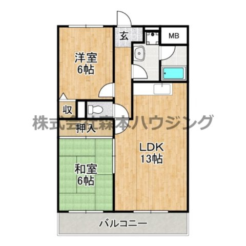 【間取り】 | 　ネストクレール