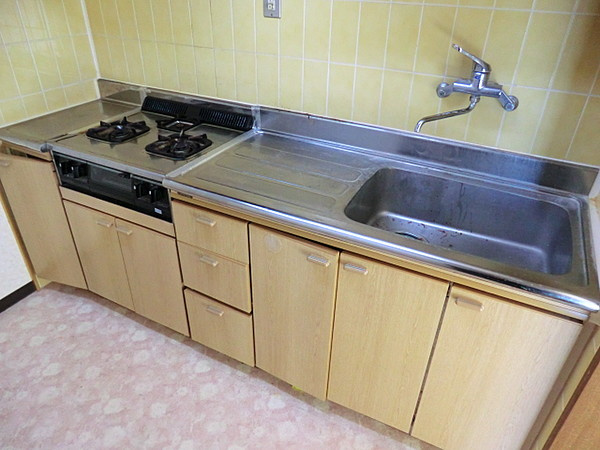 習志野市鷺沼台４丁目の賃貸マンションのキッチン