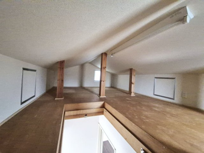 【収納】 | 紫竹西大門町　一戸建 | 屋根裏収納、ゆとりある広さで季節物の入れ替えに対応できます