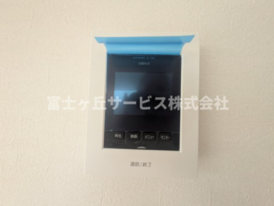 【セキュリティ】 | 浜松市中央区篠ケ瀬町 新築一戸建て 1号棟 | TV付インターホンです
