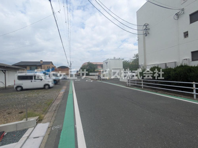 【前面道路含む現地写真】 | 浜松市中央区篠ケ瀬町 新築一戸建て 1号棟 | 前面道路です
