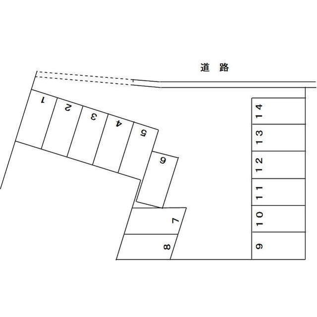 羽島郡岐南町八剣２丁目の駐車場の間取り