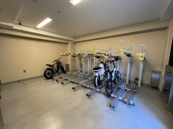 品川区上大崎２丁目の賃貸マンションのその他|駐輪場