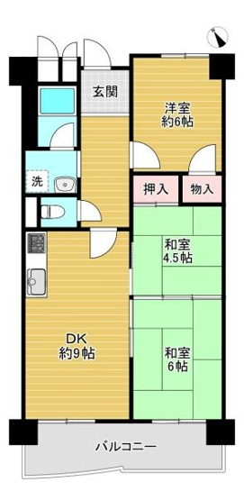 【間取り】 | 都島ロイヤルハイツ