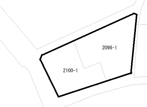 野田市関宿台町　売地の土地図