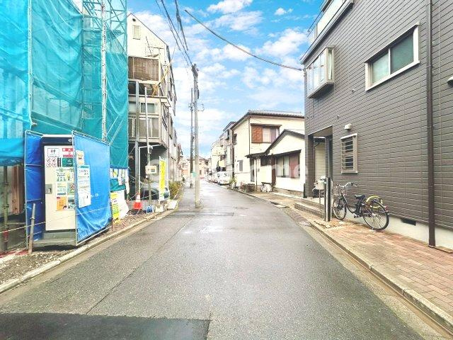 江戸川区船堀2丁目新築分譲住宅の前面道路含む現地写真|全面道路