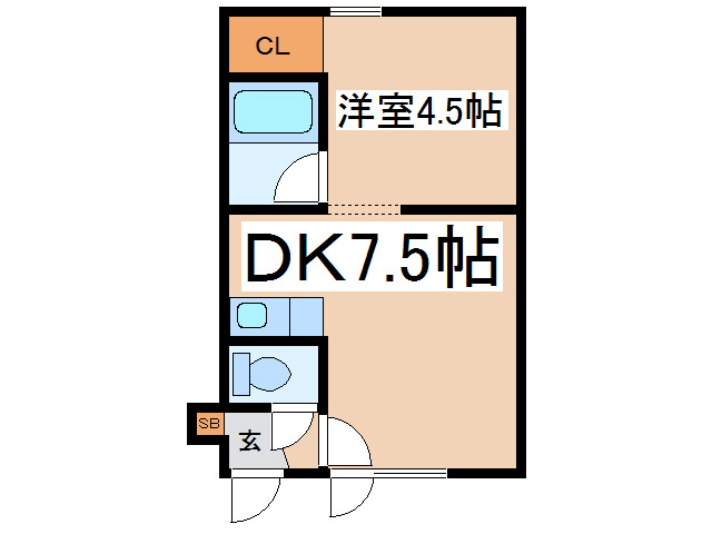 Ｉ・ＪＯＹ３（ｱｲｼﾞｮｲｽﾘｰ）の間取り