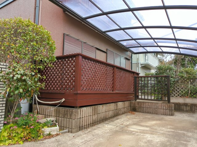 【設備】 | 大網白里市みずほ台2丁目　中古戸建 | ウッドデッキ
