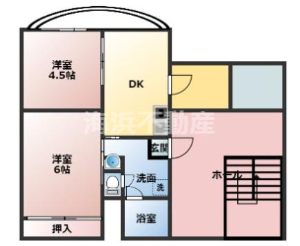 【間取り】 | 第八マチイビル（住居）